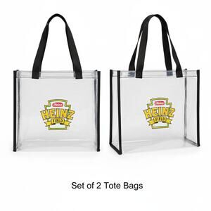 🆕 2x NEW Forever Collectables Pittsburgh Steelers Heinz Field Clear Stadium Bag